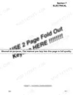 20916b6d-b-wiring-113 Bomag BW124D, BW124PD, BW124PDB electrical section 7 page referencing the fold-out electrical system schematic diagram.