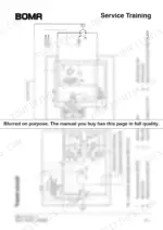 2118f707-b-hydraulic-60 Bomag BW 213 / BW 214-3 Series hydraulic travel circuit diagram showing pump, motor, and valves.