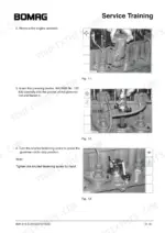 2118f707-b-procedures-42 Bomag BW 213 / BW 214-3 Series: Engine solenoid removal and governor rod pressing device installation procedure steps.