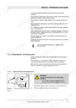 27ec8e72-b-procedures-57 Bomag BW 191 AD-5 AM, BW 206 AD-5 AM maintenance safety procedures and engine hood opening instructions.