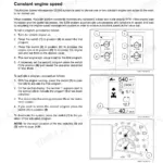 New Holland T5.75, T5.85, T5.95, T5.105, T5.115 Engine Speed Management (ESM) operation procedures, switch diagrams, and display icons.