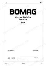 2b7f312f-b2-cover-179 Bomag BW 190 AD-4 AM, BW 203 AD-4 AM service training manual cover page for electrical systems, part number 008 097 11.