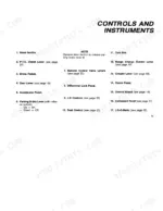 2d591150-b-controls-17 Fiat 70-66, 80-66 operator manual page listing tractor controls and instruments index.