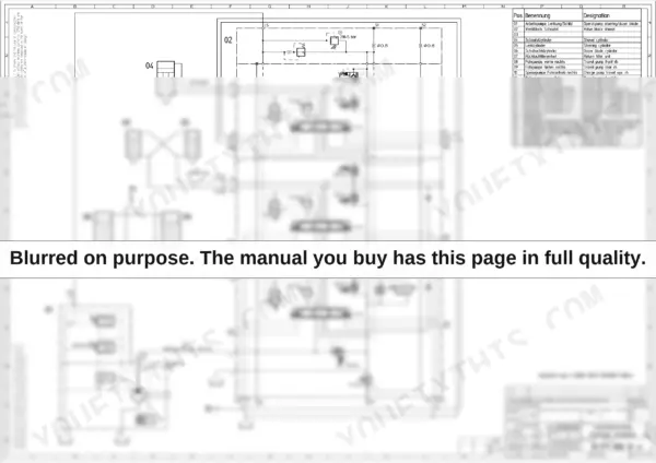 Bomag BC 571–771 Series hydraulic schematic diagram for steering and blade.