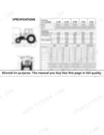 2e80117e-b-specs-75 New Holland 55-88, 60-88, 65-88, 70-88, 80-88 specifications table for tire matchings, operating weights, and tractor dimensions.