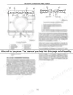 2fad8dee-b-hydraulic-315 Ford GT65, GT75, GT85, GT95 hydrostatic drive system port block schematic and neutral valve operation diagrams.