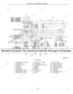 2fad8dee-b-wiring-241 Ford GT65, GT75, GT85, GT95 electrical system wiring diagram with starter switch connection table and component legend.