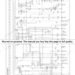 Wacker Neuson 14504 electrical system wiring diagram showing starter, alternator, sensors, and display element connections.
