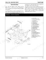 34abbdf6-b-exploded-view-21 Gehl V420 / Mustang 4200V mainframe chassis components exploded view diagram and parts list.