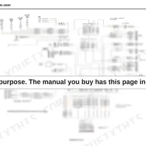 Gehl V420 / Mustang 4200V electrical system wiring diagram for ROPS/FOPS harness 50306846 and 50307889.
