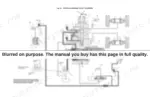 3e6b06e3-b-hydraulic-126 New Holland LW170, LW190 hydraulic braking circuit schematic diagram showing pump, accumulators, and brake valve components.