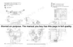3e6b06e3-b-system-diagram-56 New Holland LW170, LW190 transmission torque converter group diagram, solenoid valve energizing table, and pressure test points.
