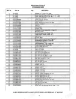 3eecad8f-b-parts-list-16 Bomag RS950 and RS950B Mainframe Group 2 parts list table.