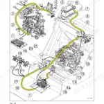Bomag BW 190/202 AD-5 and ADO-5 wiring diagram showing engine electrical harness.