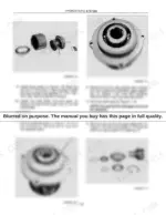 46a6119c-b-procedures-10 New Holland 116 hydrostatic system gearbox disassembly procedures with exploded view diagrams of planetary gear and shaft components.