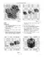 New Holland 116 hydrostatic pump disassembly procedure with exploded view diagrams of pump components, gear, and piston block.