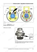 48fd6c77-b-hydraulic-241 Bomag BW 80 AD-5, BW 90 AD-5, BW 90 AC-5, BW 100 ADM-5, BW 100 ACM-5, BW 90 SC-5, BW 100 SC-5, BW 100 SCC-5 hydraulic circuit diagrams.