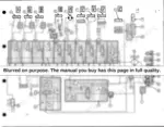 4dc18f05-b-hydraulic-111 New Holland TF76, TF78 hydraulic system diagram showing control valves, cylinders, pumps, and flow paths with numbered components.