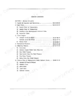 4de753ac-b2-procedures-5 Link-belt LS-1600 service manual table of contents for Section 1, covering hydraulic circuits, pressure measurement, and maintenance.