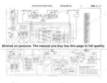 501d6125-b-system-diagram-41 Link-belt 4300, 4300 Quantum hydraulic system schematic diagram with component index and pressure specifications.