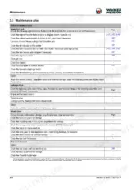 503e5d9f-b-maintenance-62 Wacker Neuson EZ17, PowerTilt PTS4.5 daily maintenance plan table for inspection, leakage, and visual checks.