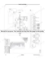 5228e0c8-b-hydraulic-49 Bomag 4413 hydraulic schematic diagram showing pumps, motors, and control valves with a detailed parts list table.
