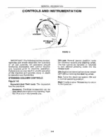 527690bd-b4-controls-18 New Holland 846, 876, 936, 946, 976 manual page showing steering column keyswitch controls and anti-theft lock positions.