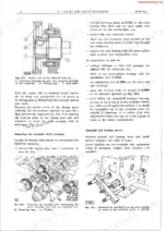 Fiat 480 to 640 and DT camshaft drive diagrams and sleeve bearing replacement procedures.