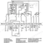 Bomag BMP 851 electrical wiring diagram with optical malfunction indicator, relays, alternator, starter, and component legend.