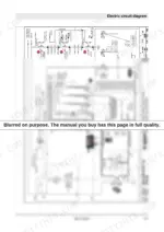5d326163-b4-wiring-417 Bomag BM 1300/35 electric circuit diagram showing battery, starter, alternator, and ignition switch wiring connections.