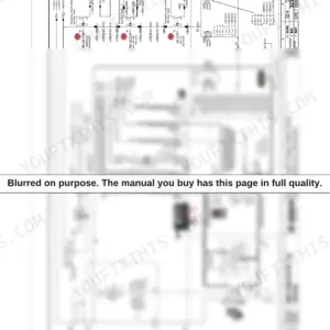 Bomag BM 1300/35 electric circuit diagram showing battery, starter, alternator, and ignition switch wiring connections.