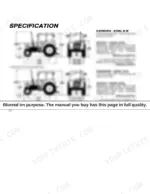 62d98fc3-b-specs-64 Fiat 55-66, 60-66 tractor specification page showing dimensional diagrams, tire sizes, and operating weights.
