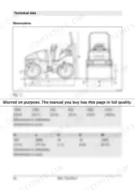 633657f1-b-specs-16 Bomag BW 135 AD-5 technical data diagram showing roller dimensions and corresponding measurement table in mm and inches.
