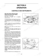 6673c77b-b-operations-24 New Holland T2410, T2420 operator manual: seat adjustment procedures, seat belt operation, and cleaning instructions for tractor seat.
