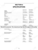 6673c77b-b-specs-106 New Holland T2410, T2420 engine specifications and fluid capacity table including engine, cooling, and transmission data.