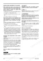 6a8f5375-b2-safety-406 Bomag BW 211 DE-40 cabin assembly safety regulations page with danger caution and note warning boxes