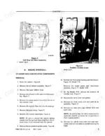 6f1beaad-b-procedures-15 Ford 1110, 1210 engine overhaul procedures, oil filter diagram, radiator drain, and cylinder head removal instructions.