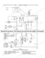6f1beaad-b-wiring-120 Ford 1110, 1210 electrical system wiring diagram showing battery, starter, alternator, lighting, and glow plug circuits.
