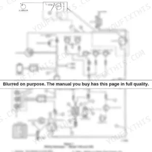 Ford 1110, 1210 electrical system wiring diagram showing battery, starter, alternator, lighting, and glow plug circuits.