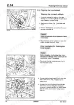 702dcca1-b-procedures-44 Bomag BW 212 D-3, BW 212 PD-3, BW 214 D-3, BW 214 PD-3 procedures for flushing the travel circuit and cleaning hydraulic oil tank.