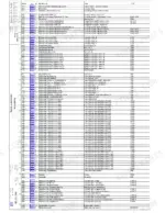 Bomag BW 100 AD-3, BW 100 AC-3, BW 120 AD-3, BW 120 AC-3 electrical component list table with fuses, relays, and indicators.
