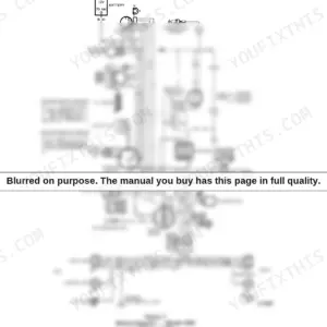 Ford 1910, 2110 electrical system wiring diagram showing starter, lighting, alternator, and fuse box connections.
