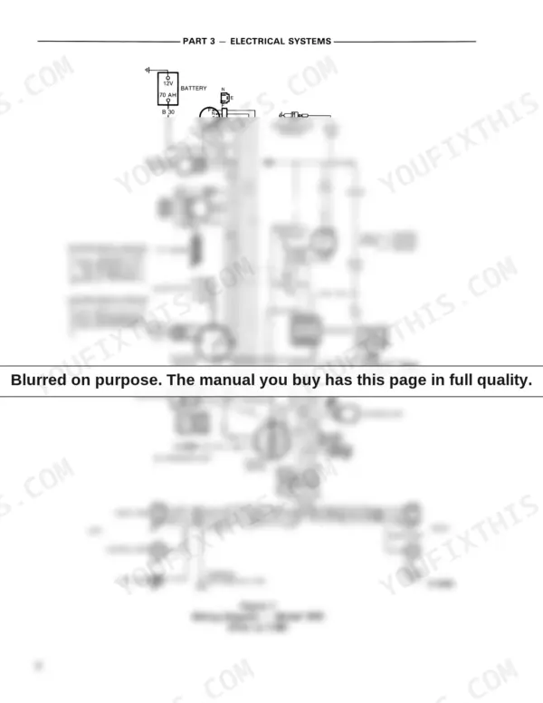 7111b6b6-b-wiring-96 Ford 1910, 2110 electrical system wiring diagram showing starter, lighting, alternator, and fuse box connections.