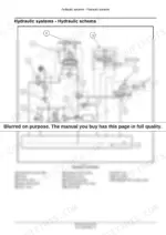 7be3c990-b2-hydraulic-362 New Holland Boomer 24 hydraulic schematic diagram showing pump, steering valve, HST unit, and lift housing components.
