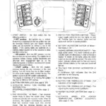 New Holland T7510, T7520, T7530, T7540, T7550 instrument panel control elements diagram and switch descriptions.