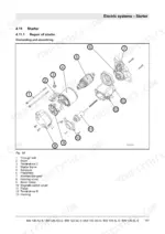 7dba6fe0-b-exploded-view-147 Bomag BW 100 AD-5, BW 120 AD-5, BW 120 AC-5, BW 100 AC-5, BW 100 SL-5, BW 120 SL-5 exploded view diagram of starter repair components.