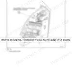 Bomag BW 100 AD-5, BW 120 AD-5, BW 120 AC-5, BW 100 AC-5, BW 100 SL-5, BW 120 SL-5 wiring diagram of central electric ignition switch.