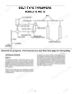 7eaf82ac-b-hydraulic-4 New Holland 70, 72 hydraulic system diagram showing gear pump, motor, reservoir, and maintenance procedures for belt throwers.