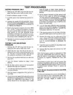 7eaf82ac-b-page-6 New Holland 70, 72, 75, 77 hydraulic test procedures for pressure, flow, bypass, and relief valve adjustment steps.