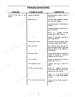 7eaf82ac-b-troubleshooting-7 New Holland 70, 72, 75, 77 troubleshooting table for wagon filling issues, including bale density, length, and PTO speed adjustments.